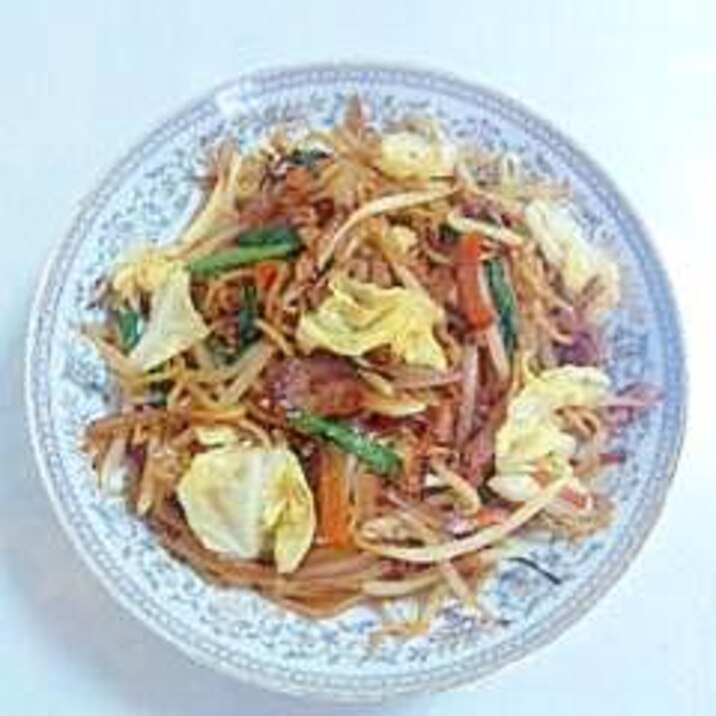 冷蔵庫にある物で☆たっぷり野菜焼きそば☆